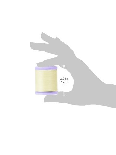 Hilo Coats Dual Duty XP fino crema 225 yardas miniatura 2