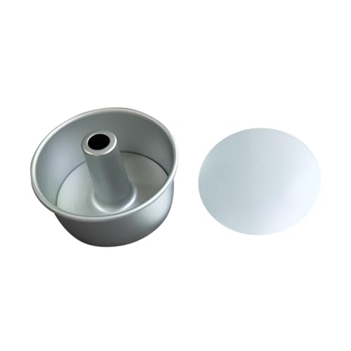 ERINGOGO Molde Redondo de Aluminio para Tartas con Fondo Desmontable Diseño Hueco Fácil Desmoldar y Limpieza para Repostería DIY