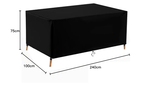 Housse table de jardin imperméable pour protéger votre salon extérieur des intempéries estivales - 8