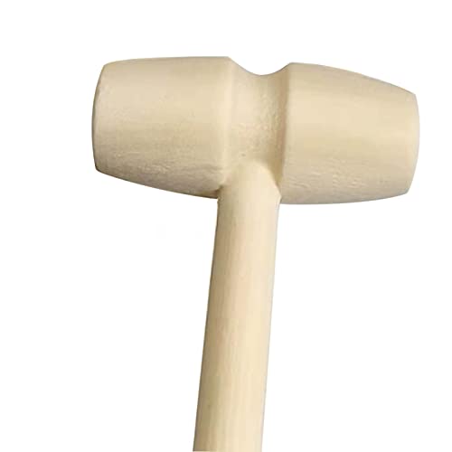 Cyrank Mini marteaux en Bois pour Chocolat, Petit maillet pour casser Les Fruits de mer. Petit Marteau en Bois pour Enfants Cover