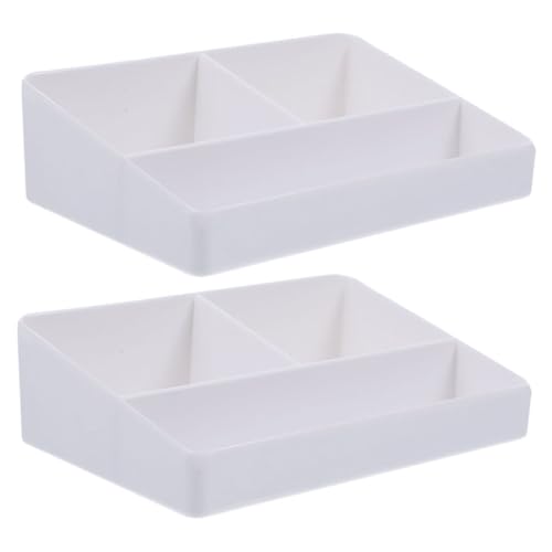 OFFSCH 2-piece Coffee Sugar Container Set Counter Station for Sweetener Packets Storage Sugar Organizer Spo