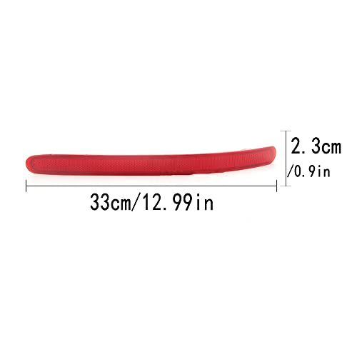 2 Peças Retrovisor Bumper Refletor Traseiro Cauda Luz De Freio Tampa 7L6945106A 7L6945105A Para VW T