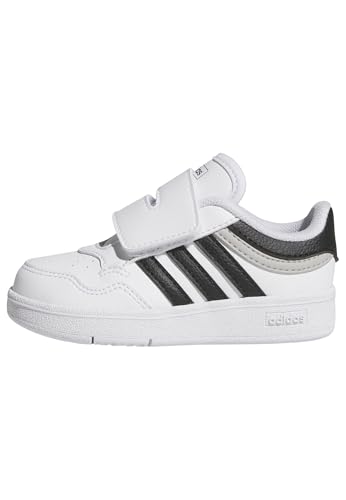 adidas Hoops 4.0 Shoes, Zapatillas Unisex bebé, FTWR White/Core Black/Grey Two, 24 EU