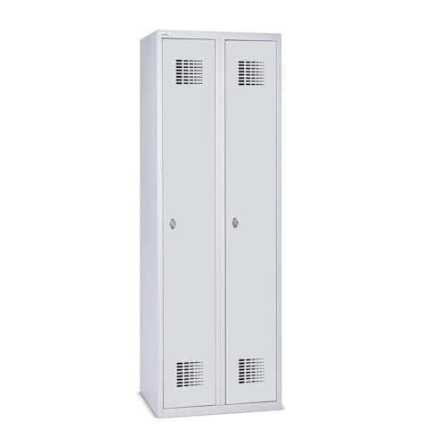 Steinbock Spind | 2 Abteile | HxBxT 180 x 60 x 50 cm...