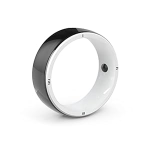 JAKCOM R5 Smart Ring New Intelligent Wearable RFID Device Build-in 13.56mhz 125khz 6 RFID Cards & 128GB Wireless Disk Sharing & 2 Health Stones & Many NFC Functions for iPhone Android (M)