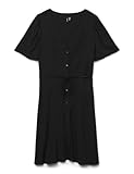 Vero Moda Vmalba Ss Vestido Corto Wvn Noos Vestido, Mujer, Negro, S