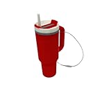 Chatelet Tumbler Cup Replica Christmas Ornament | 2023 Popular Water Bottle Replica Mug Holiday Ornament | Made in USA (Red)