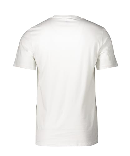 CONVERSE Chuck Patch tee T-Shirt, Blanco, XXL Unisex Adult