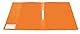 HERMA 19489 Schnellhefter A4 Transluzent Orange, Sichthefter aus Kunststoff mit Beschriftungsetikett, Einstecktasche & Metallheftzunge, stabiler Plastik Schnellhefter für Schule & Büro