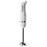Turelar Immersion Blender Handheld, Corded Electric Blenders Portable Stick Mixer with 2 Mixing Speed and Stainless Steel Blades Emulsifier for Effortless Blending Soup, Smoothies, Puree or Baby Food