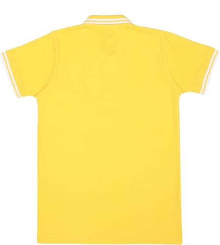 Image of Cotton Polo T-Shirt for Kids Boys Girls Half Sleeve, Regular Fit Tees for Boys Collared Casual Tshirts | Soft & Breathable Biowash Fabric | Half Sleeve