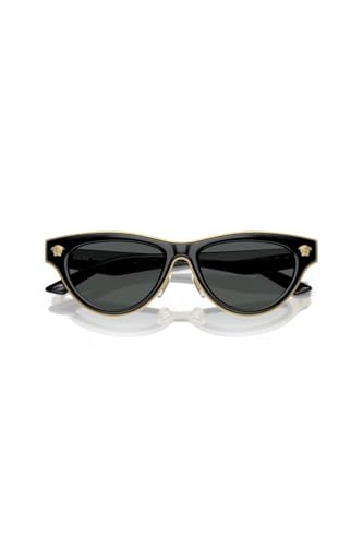 Versace Woman Sunglasses Black Frame, Dark Grey Lenses, 52MM - image 5