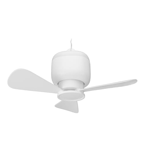 Marhynchus Batería de 8000 MAh, 3 Velocidades Ventilador de Techo de Tienda de Control Remoto, Ventilador Portátil y Potente con Cuchillas Desmontables para Acampar, Viajar