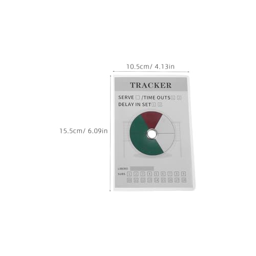 BUGUUYO 2 Sets Volleyball Tracker | Volleyball Rotation Wheel with Marker for Coaches and Referees | Track Player Rotations and Substitutions | Coaching & Officiating Tool