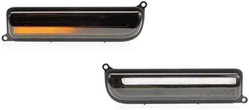 Car Indicator for Jeep for Cherokee XJ 1997-2001 97-01 XJ Signal Light for Bumper Combo Smoked LED Parking for Turn Signal+Corner Fender Side Marker Lights