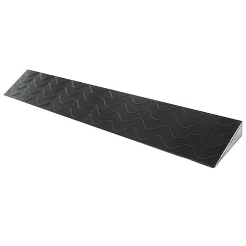 Ramp Pad, Curb, Multi-Purpose Curb, Non-Slip and Wear-Resistant, Suitable for Wheelchairs and Bicycles (Black, 100 x 18 x 8 cm) miniatura 1