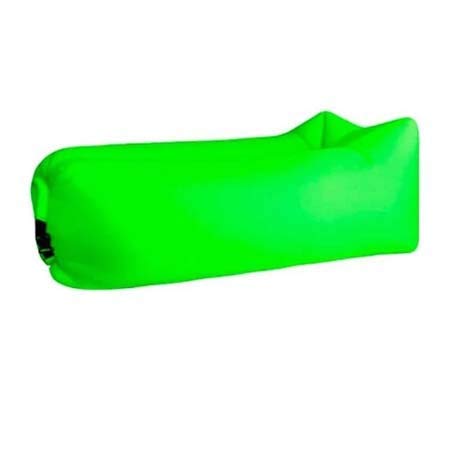 Sofá Inflável de Ar Portátil para Praias Piscinas e Camping Verde