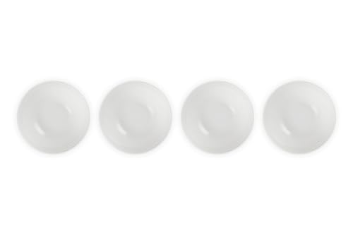 Le Creuset Stoneware Set of 4 Soup Bowls, 22 oz. (6.25\") each, White - Thumbnail 5