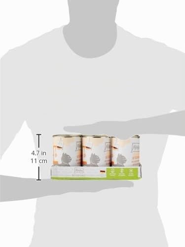 MjAMjAM - Premium Nassfutter für Katzen - Monopaket I - mit Huhn und Pute, 6er Pack (6 x 400 g), getreidefrei mit extra viel Fleisch