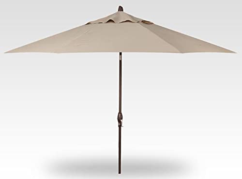 Amazon.com : Treasure Garden 11-Foot Patio Umbrella - Outdoor Furniture Market  Umbrella  Auto Tilt  Bronze Aluminum Frame (Obravia2, Khaki) : Patio,  Lawn & Garden