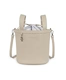 Piel sintética martillada con colgante de osito