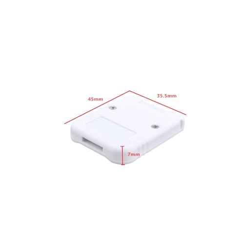 Create idea 2X Adaptador Tarjeta de Almacenamiento 512 GB Lector Tarjetas Micro GC2SD 45x35,5x7mm Compatible con Gamecube Consolas Wii Color Blanco - imagen 4