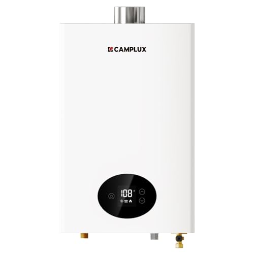 CAMPLUX Climatech 3 Tankless Water Heater Propane 102,000 BTU, 4.22 GPM Propane Tankless Water Heaters Indoor, High Efficiency On Demand Propane Water Heater for 3-4 Outlets, CX422
