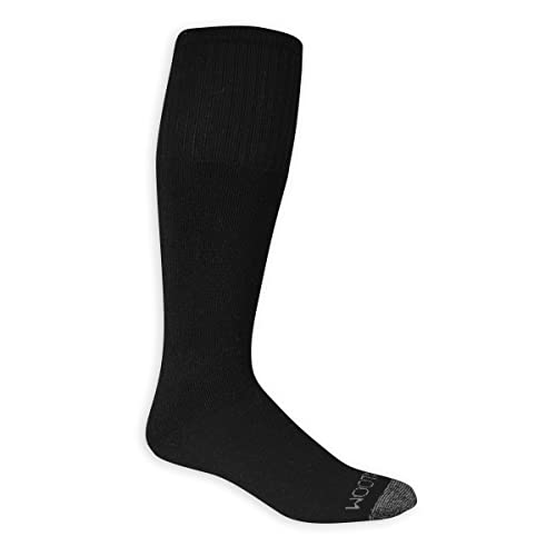 Image of Fruit of the Loom Men's Dual Defense Socks, Odor Protection with Half Cushion, Multi-Packs