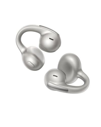 - Comfortevole da indossare tutto il giorno: gli auricolari clip-on con anello aperto sono dotati di cuscinetti CurveFit ultra morbidi ed elastici, punte anti-caduta e un anello U flessibile in TPU con filo di titanio memory testato per oltre 8.000 flessioni. Questi auricolari aperti, pesanti solo 5 g, offrono un'aderenza sicura e adattabile, simile a una nuvola, per varie forme di orecchio, senza irritare o premere.