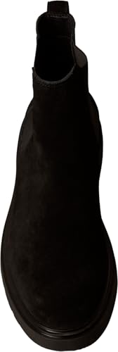Calvin Klein Herren Chelsea Boots Combat aus Wildleder, Schwarz (Triple Black), 41 – Ansicht 7