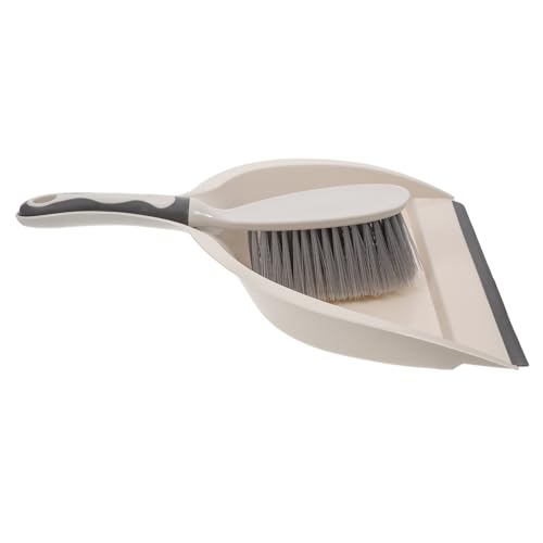 LIGIGWASH Mini Besen und Kehrschaufel Set mit Steifen Borsten für Effektive Reinigung von Haustierhaaren und Schmutz Platzsparend und Tragbar für Boden Desktop und Kleine Räume