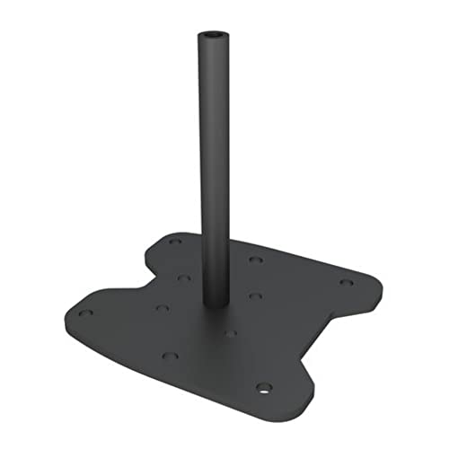 Bolt Down Floor Plate Multibrackets - Montagezubehör für Flachbildschirme (Bodenplatte, Schwarz, Stahl, 90 kg, Boden, 20 kg)