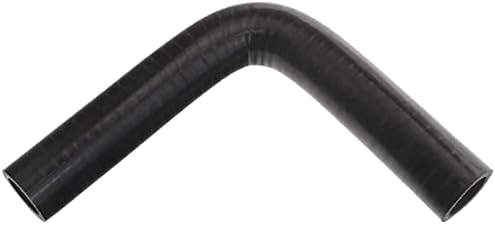 Pegasus E90.25-BLACK-6, Black Silicone Hose, 1" I.D. 90 degree Elbow, 6" Legs (no logo)