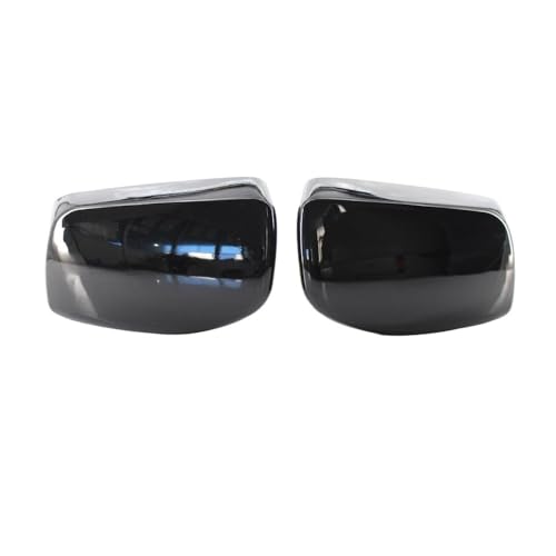 Coque rétroviseur noir brillant style carbone pour BMW Série 5 E60 E61 525i 530i