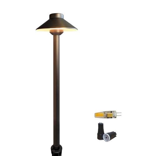 COLOER Brass Low-Voltage Pathway Lights, 2W LED G4