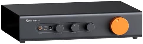 Fosi Audio ZP3 Balanced Preamp for Home Audio, 2 RCA and 1 XLR Inputs, RCA/XLR Outputs and Sub-Out, Pre Amp for 2 Channel Stereo and 2.1 Setup, Pre Amplifier with HPF High Pass Filter and Tone Control