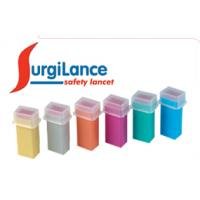SurgiLance Needle Safety Lancet, 1mm, Yellow, 100/Bx