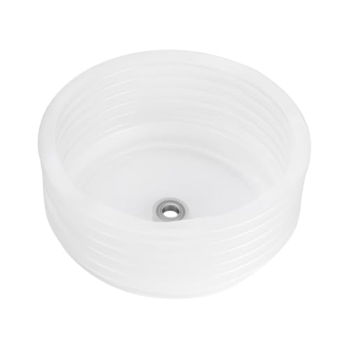 Hole Saw Dust Bowl 125mm Hole Saw Dust Collector Drill Dusts Cover Collector Scalable Rubber for Installing Recessed Lights and Works with 1.57-4.92inch Holes Openers