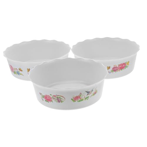 SUPVOX 2 Set Di Vasi Da Fiori Idroponici Grandi Ciotole Per Decorazioni Per La Casa Vasi Per Ninfee in Plastica Design Semplice Per Piantare Narcisi 3 Pezzi * 2