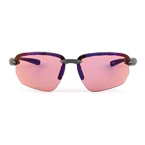 Sundog Eyewear Premium Sunglasses for Men - LASER EXT TrueBlue - UV Protection Featured Lens Technology - Great Fit for Golf, Fishing, Fashion, Beach, and Driving Glasses - Dark Matte Grey/Aurora2