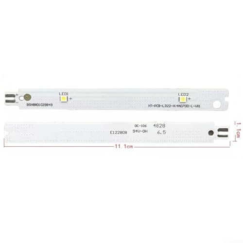 Barre lumineuse de rechange pour réfrigérateur Siemens BSH8001029849 avec boîtier métallique robuste et fiabilité fonctionnelle