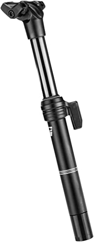 Xlc Tija telescópica SP-T08 Ø 27,2mm, 400mm, ne, Remoto 50-120kg, Adultos Unisex, Negro, Size