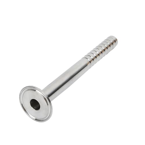 Conector de manguera SS304 con adaptador de abrazadera triple larga K50.5 para fluidos 6