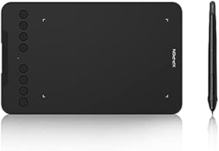 Drawing Tablet XPPen Deco Mini7 Graphics Tablet 7 x 4 Inch Pen Tablet with Tilt Support Passive Pen and 8 Customizable Shortcut Keys Art Tablet Compatible with Chromebook/Mac/Android/Windows/Linux