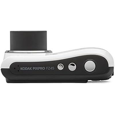 Kodak PIXPRO FZ45 Digital Camera + Black Point & Shoot Camera Case + Transcend 64GB SD Memory Card + Tri-fold Memory Card Wallet + Hi-Speed SD USB Card Reader + More! (White)