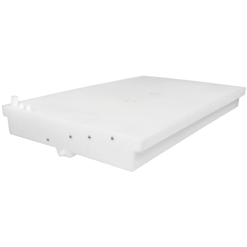 Image of 56 Gallon RV Fresh Water Tank, Potable Water Storage Tank for Drinking, Cooking, Cleaning, Showering, for Campers, Trailers, Motorhomes, RVs, Low-Profile Shape, 60 inch x 37 inch x 8 inch (WT-1517)