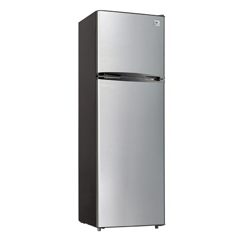 Image of ARCTIC CHEF 10.0 Refrigerator /Freezer-Reversible Door-Frost Free-Transparent Crisper-Adjustable Glass Shelves-PLATINUM, 10 cu ft