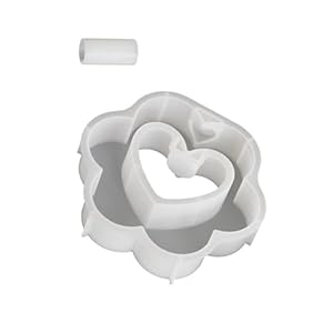 KEXIAO Herz-Blumen Gießform für Vasen