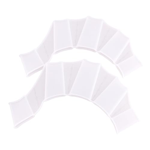 HUANGENG Guantes de natación de silicona, guantes de natación con malla tipo rana, resistentes al agua, aletas de paleta para entrenamiento acuático