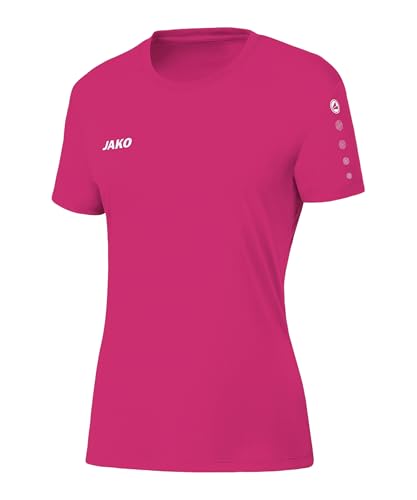 JAKO Trikot Team Maglia, Rosa Intenso, 42 Donna
